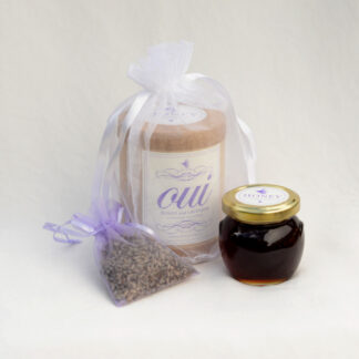 Oui Honey 3oz and lavender sachet